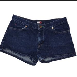 Tommy Hilfiger vintage dark denim jean shorts sz 11 juniors